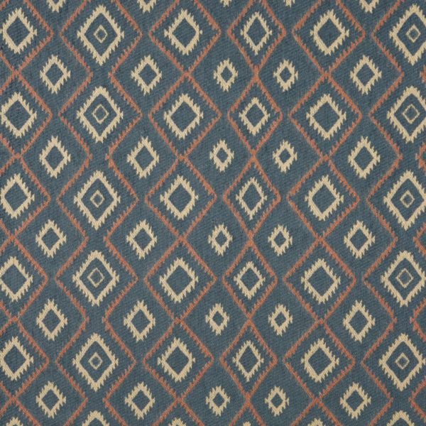 CF-9749 Southwest Upholstery Fabric Baja Blue